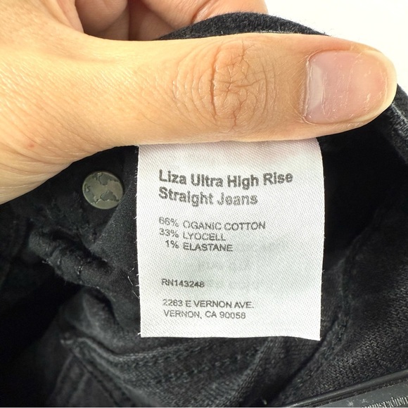 Reformation Liza Ultra High Rise Straight Jeans size 26 - Picture 7 of 7